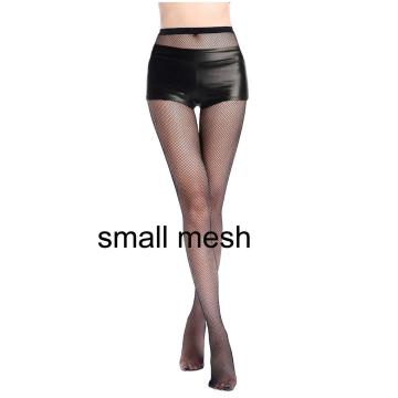 1PC Four Sides Sexy Women Lady Open Crotch Pantyhose Black Fishnet Fish Net Lingerie Mesh Hosiery Tights Black S07-2