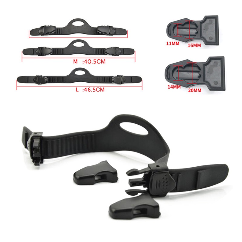 2 PCS Snorkeling Adjustable Scuba Diving Swimming Fins Diving Foot Flipper Buckles Quick Release Fin Strap Buckles