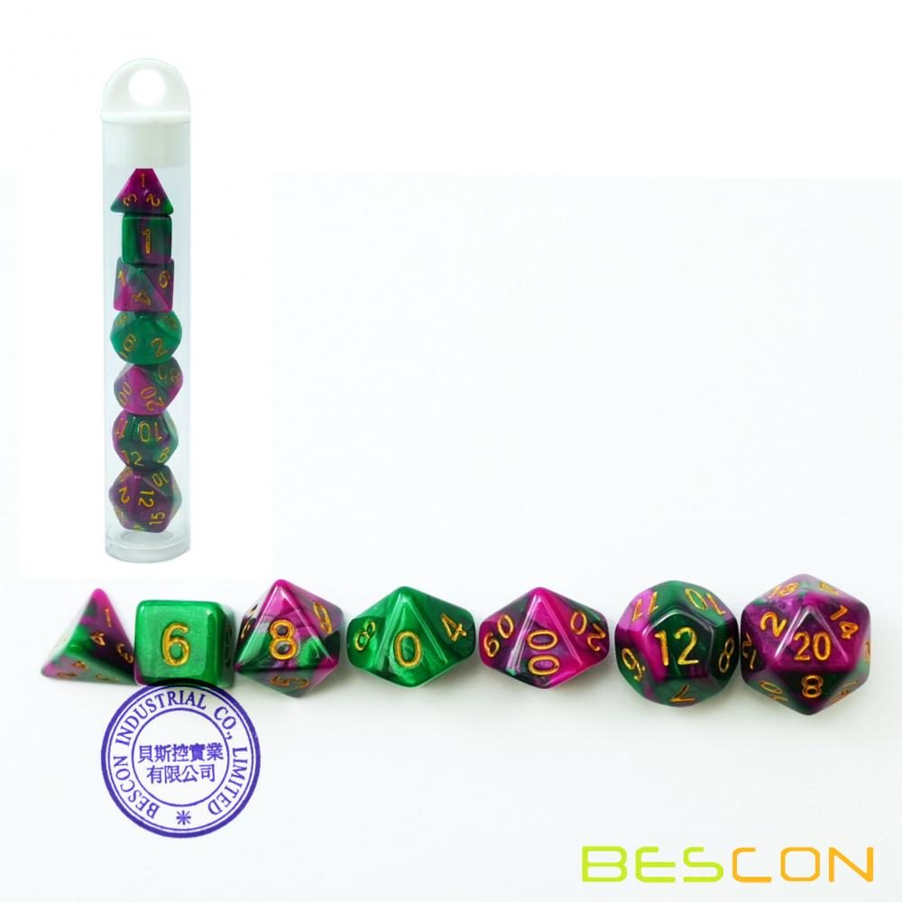 Small Rpg Dice Set D4 D20 In Tube Packaging 2