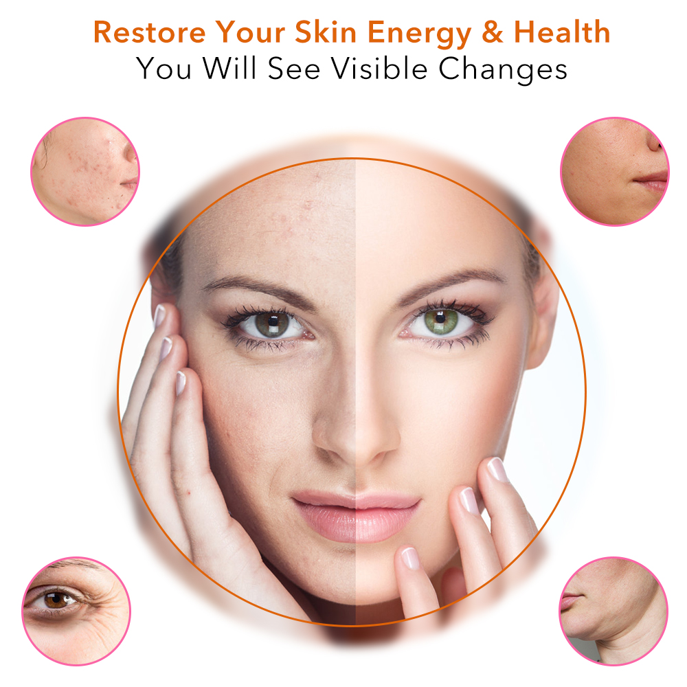6 in1 RF Face Lift Skin Care Machine Facial Slimming Skin Rejuvenation EMS Anti Wrinkle Beauty Equipment Blackhead Remover