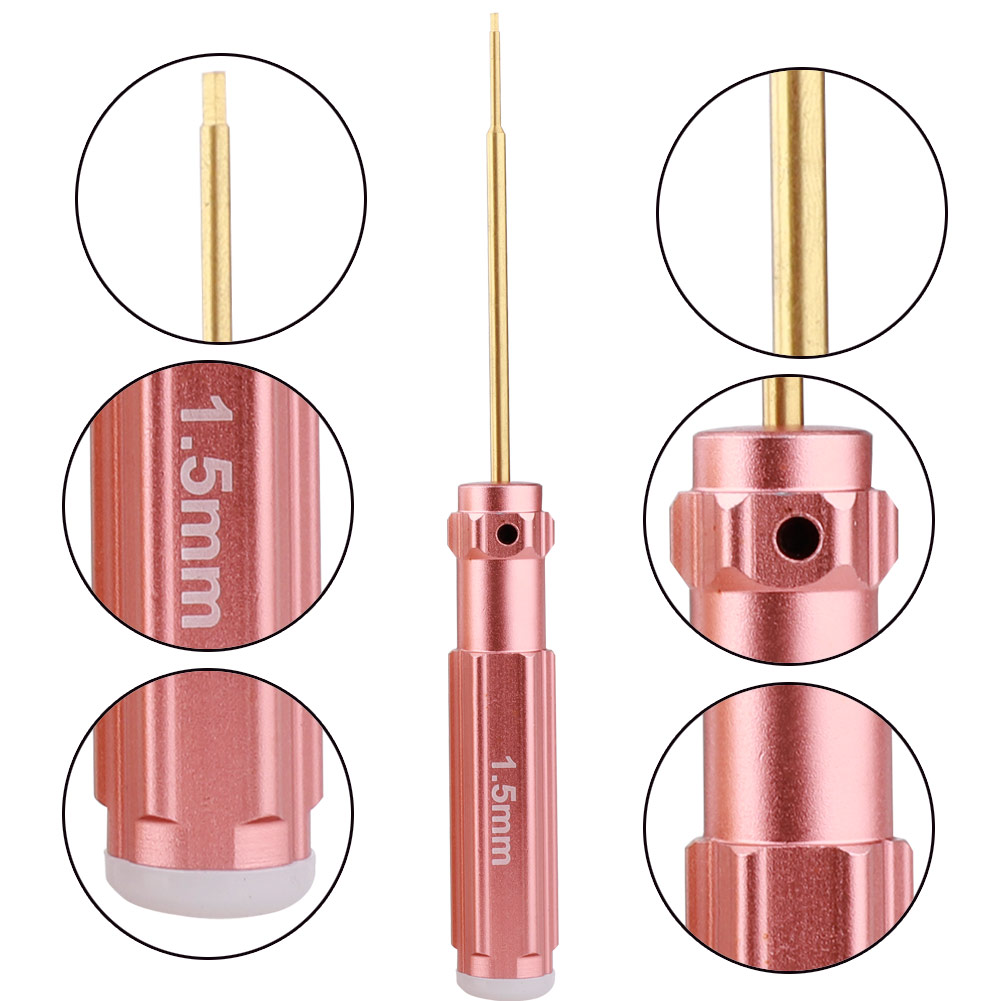 4PCS Hex Screwdrivers Key Driver Tool Set 1.5mm 2mm 2.5mm 3mm for RC Hobby Model Car/Heli HSP Alloy Aluminum Tools Kits