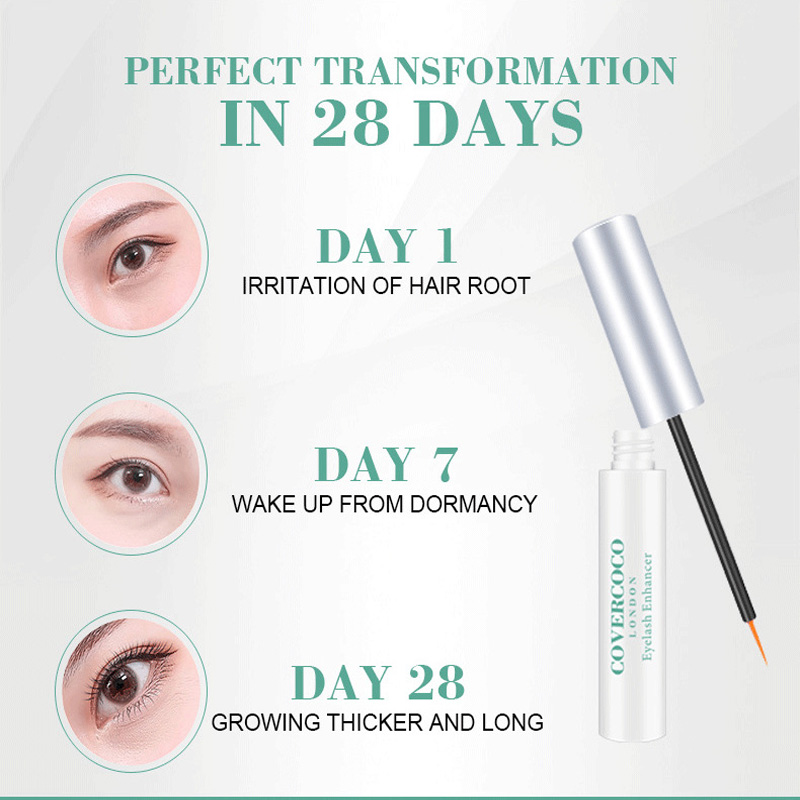 Eyelash Growth Enhancer Serum Natural Moisturizing Eyelash Longer Fuller Thicker Treatment Hair Line Beard Lengthening Eyebrow