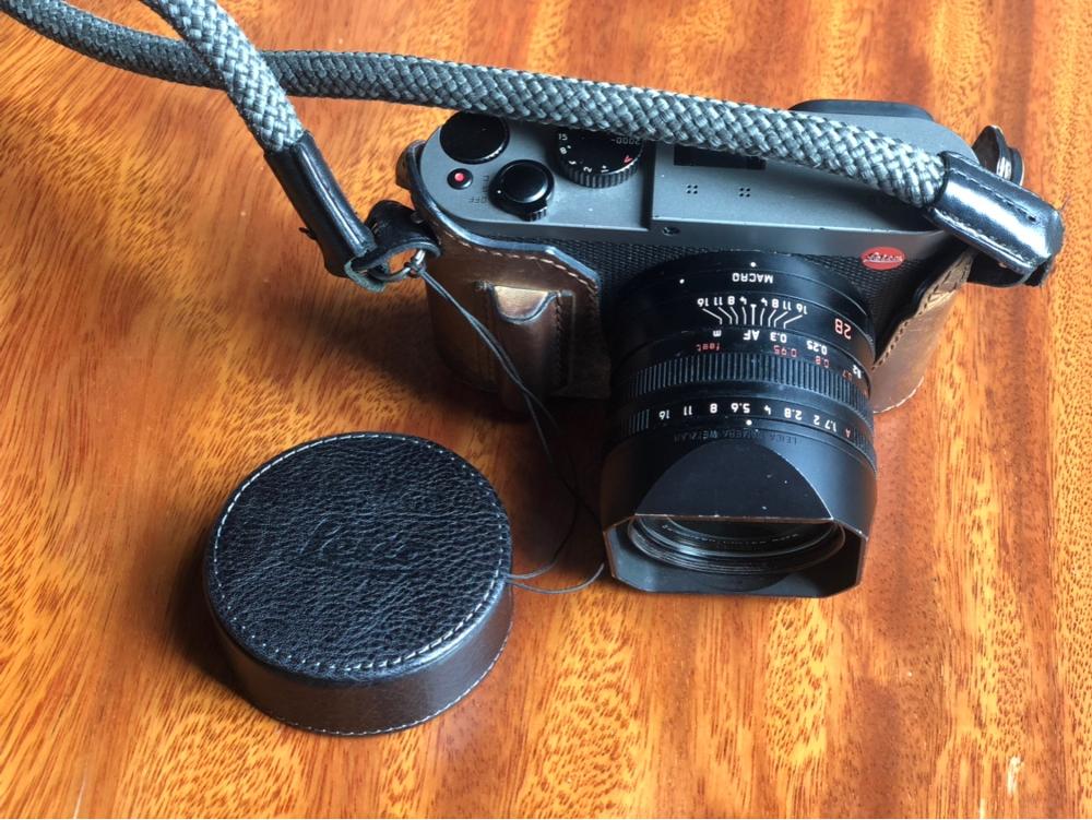 Handmade Genuine leather Lens Cap Camera Lens Cover for leica Q typ116 leica QP Q2