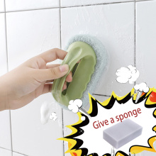 1PC Powerful Sponge Detergent Bath Brush Kitchenware Bathroom Washing Pot Car Clean Sponge Brush Kitchen Accessories Tools