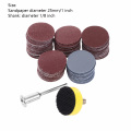 100Pc Abrasive Tools Sanding Discs Pad Kit with Shank Backer Plate for Drill Grinder Rotary Tools 100/180/240/1500/3000 Grits