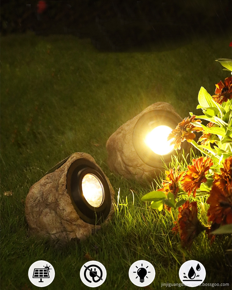Simulated Stone Shape Spotlight