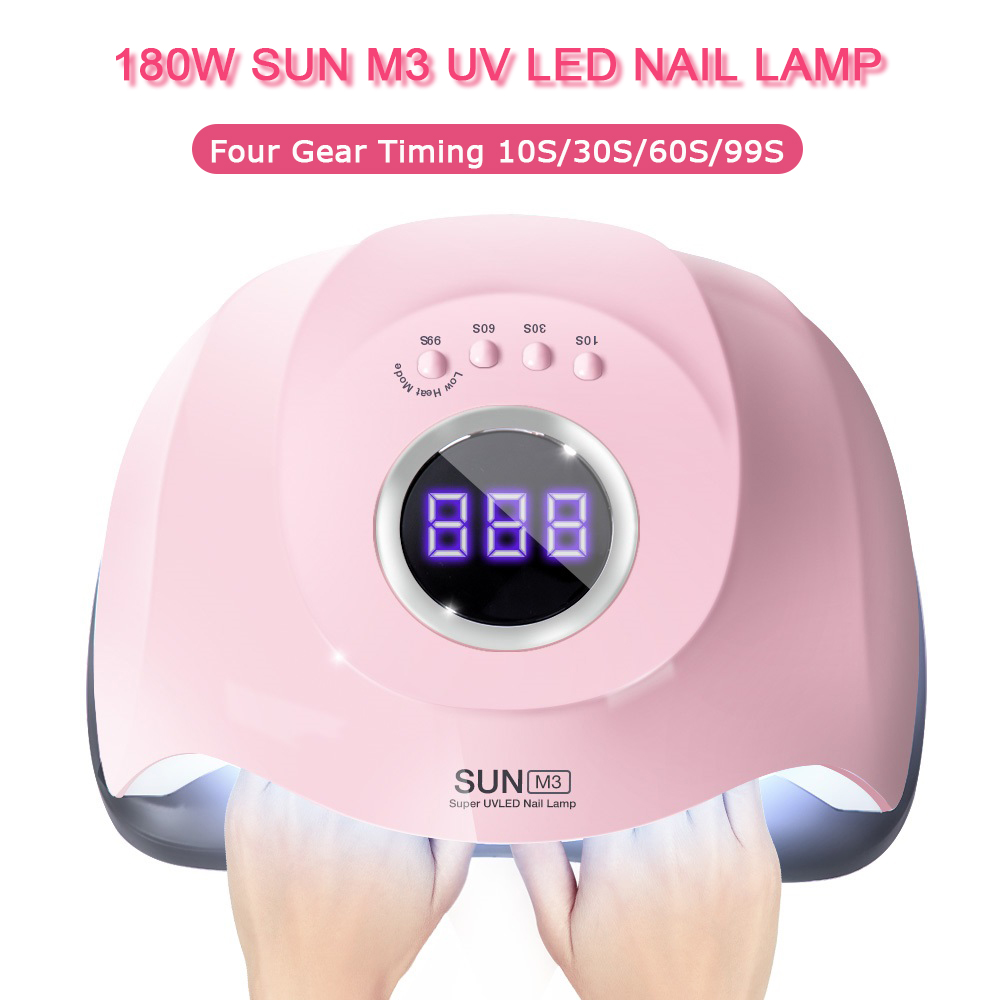 NEW Upgrade SUN M3 UV LED Nail Lamp Nail Dryer For All Gels 45 LEDs Lamp Polish Sun Light Timer 10/30/60s For Nail art tools