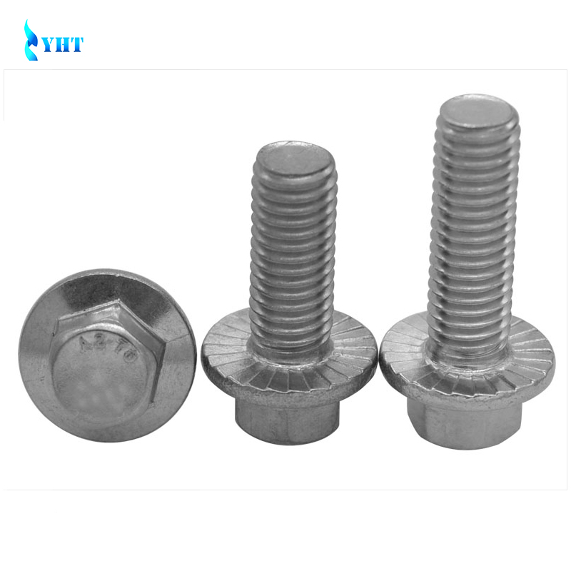 GB5787 M5 M6 M8 M10 304 Stainless steel A2-70 SUS304 Bolts with bolts for outer six angles flanged bolts 16 20 25 30 35 40 mm