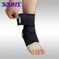 1pc Adjustable Ankle Support Spirally Wound Bandage Volleyball Basketball Ankle protection Elastic Bands 7 colors