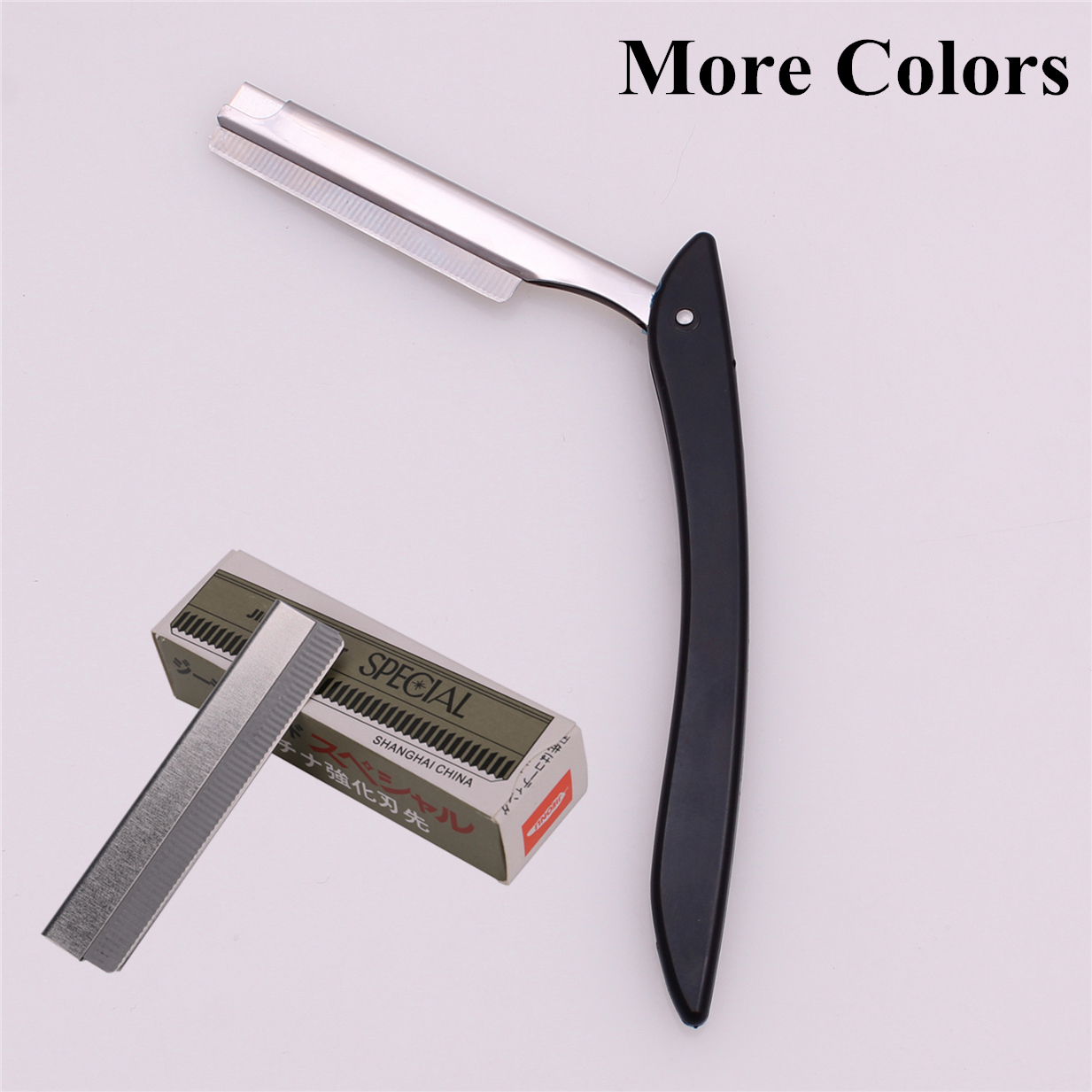 Shaving Razors Barber Hair Razors Hair Cut Razor Male Female Eyebrow Trimmer Folding Shaver Knife ABS Holder 1 + 10 Blade 108#