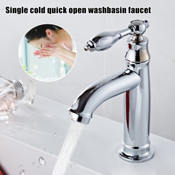 Faucet Tap Cold Modern Design Smooth Elegant for Home Kitchen Sink Bathroom SP99