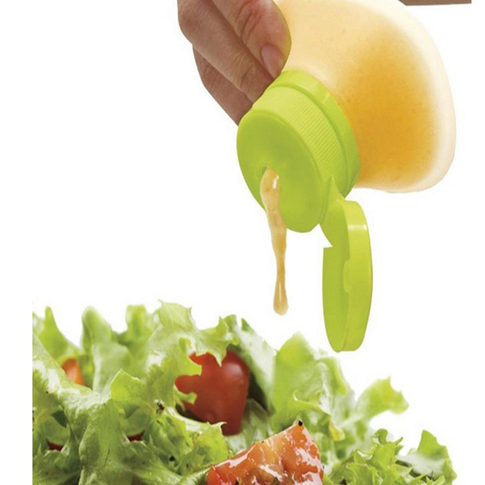 Portable Silicone Squeeze Bottle Dispenser Mini Gravy Boats For Sauce Vinegar Oil Ketchup Cooking Tools Kitchen Accessories