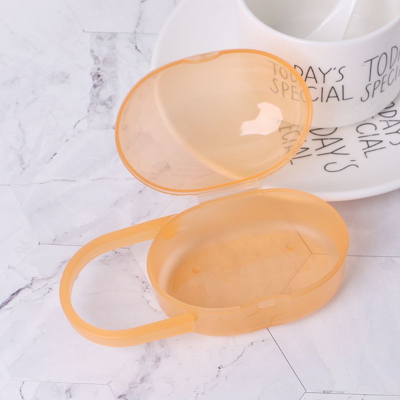 Baby Nipple Container Box Plastic Pacifier Case Soother Cases Organizer Storage Portable Transparent Newborn Outdoor Travel New