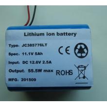 11.1V rechargeable li ion battery pack