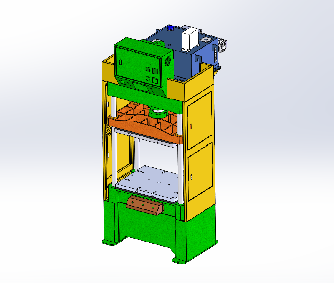Servo oil pressure dry press shaping machine