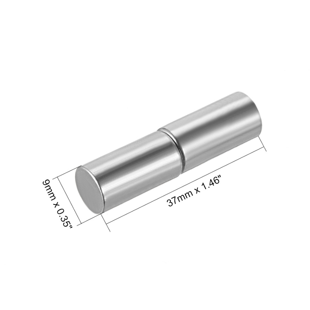 Uxcell 10pcs 32x8mm 37x9mm 48x10mm 53x16mm Male to Female Steel Hinge Pin Heavy-duty Weld-on Hinge Home Gate Door Window Part