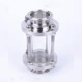 1 PC 38mm or 51mm Diopter + 1 PC 1.5" or 2" Tri Clamp + 1 PC Gasket SUS 304 Stainless Steel Sanitary Flow Sight Glass Homebrew