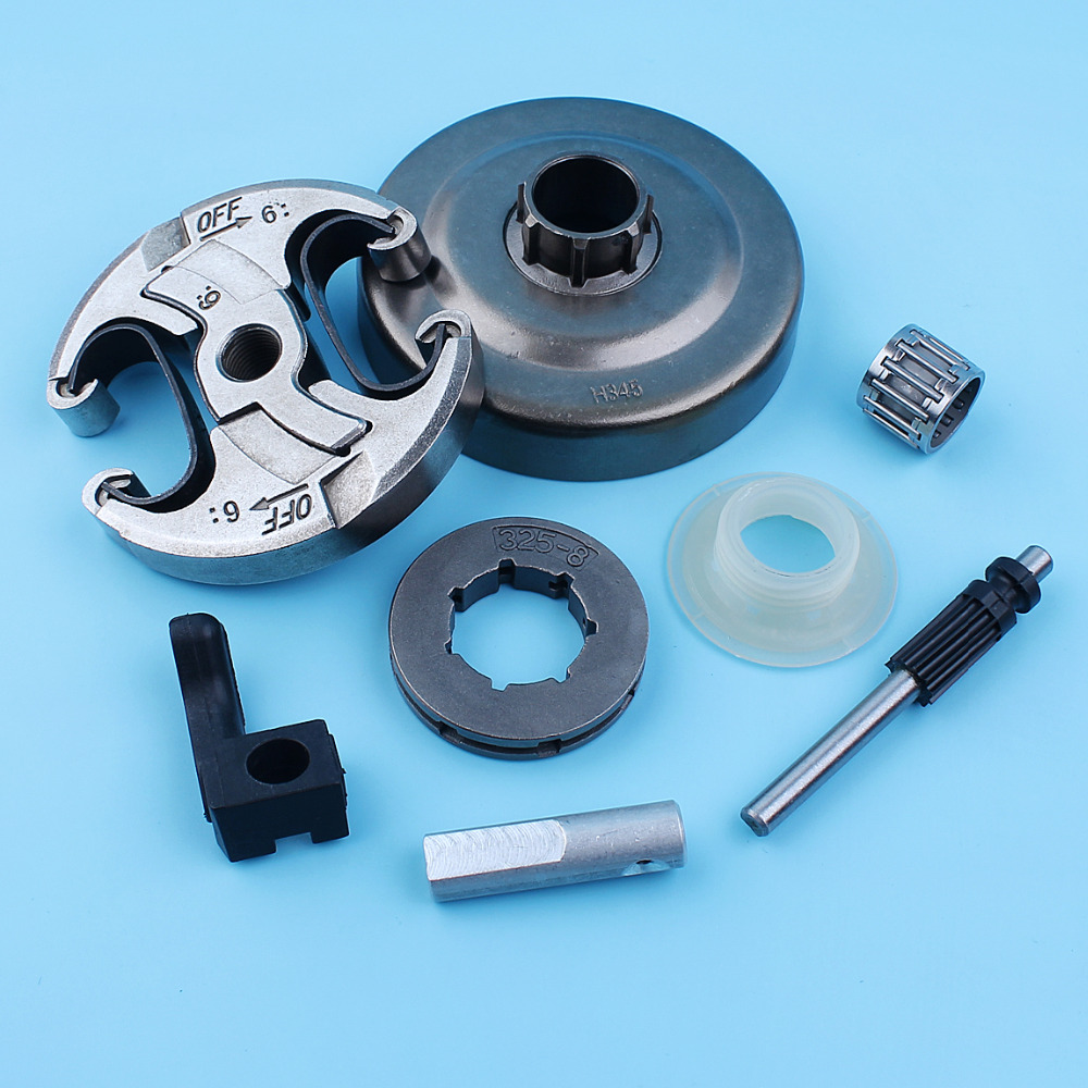 .325" 8T Clutch Drum Needle Bearing Rim Sprocket Oil Pump Kit For Jonsered CS 2141 2145 2150 Chain Saw