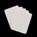 100PCs 3.5x2.5cm Paper Garment Label Tags black White color Clothing Accessory Rectangle Jewelry Earrings Display Card