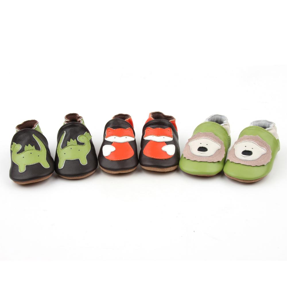Leather Baby Unisex Shoes Animal Pattern Baby Loafer