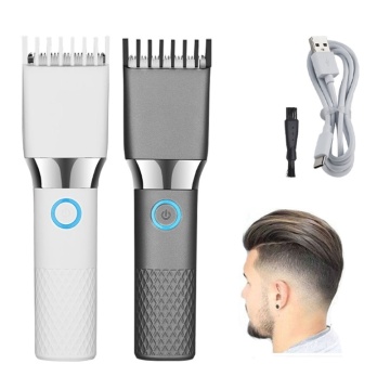 Men Professional Hair Trimmer Rechargeable Hair Clippers Low Noise Hair Cutting Kit Barber Scissors Blade Hair Length