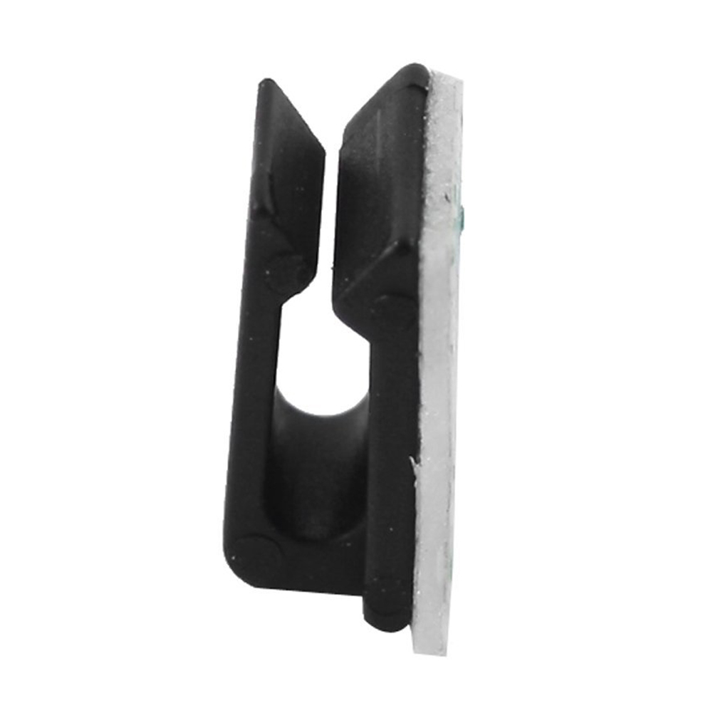 100 Pcs Adhesive Wire Cord Cable Holder Tie Clip Organizer Drop Clamp Adhesive Cable Tie 13 x 10 x 5mm Tie Mounts