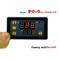 12V Timing Delay Timer Relay Module Digital LED Dual Display Cycle 0-999 Hours Adjustable Power Supplies Mayitr