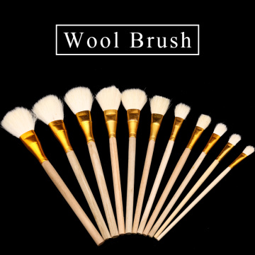 10 Pcs Wool Pen Brush, Smooth and Soft Gold Leafing Pen , A Good Tool for Gilding Leaves,Good Quality Brushes