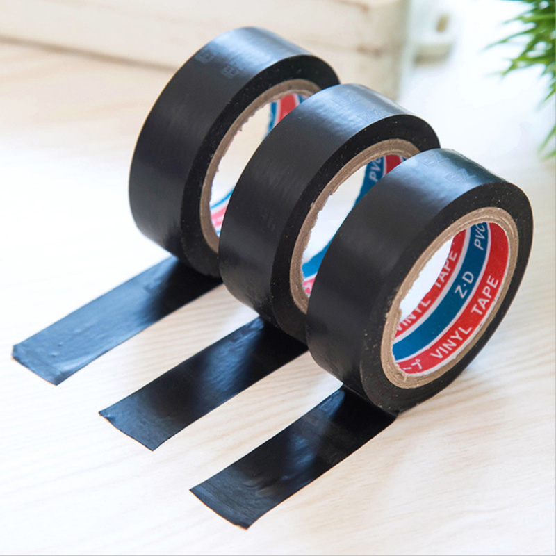 Black electrician wire insulation flame retardant plastic tape Electrical high voltage PVC waterproof self-adhesive tape