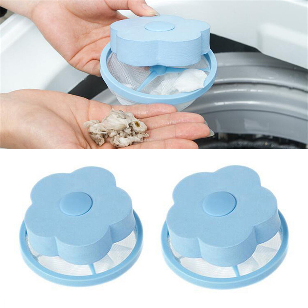 Filter Bag 2019TOP Mesh Filtering Hair Removal Floating 2Pcs Filter Bag Washer Style Laundry Clean g90702