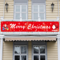 Merry Christmas Banner Large Xmas Sign Holiday Decorations Huge Xmas House Home Outdoor Party Decoration Flags Banners