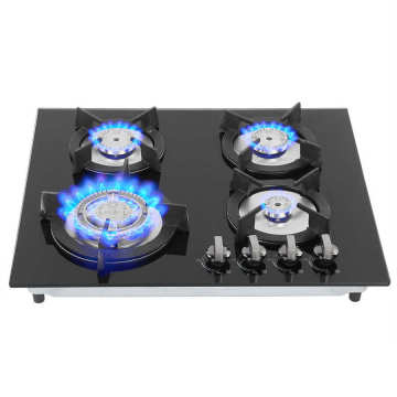 Household 4 Burners Liquefied Gas Stove Cooker Kitchen Cooking Accessory Appliance Cookware