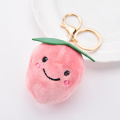 1PC Big Summer Fruit Key Chain Apple Watermelon Pitaya Pineapple Kiwifruit Key ring Key Food Holder Fresh Fruit Keychain