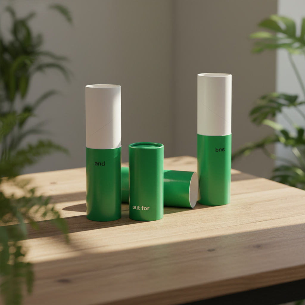 branded paper tube promotional box