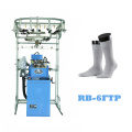 Double cylinder knitting machine for socks production line