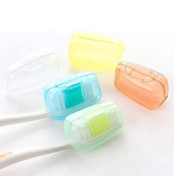 ZLinKJ 1Set/5PCS New Protect Toothbrush Head Cleaner Cover Case Box Holder Travel Camping Bathroom Sanitary Ware Suite