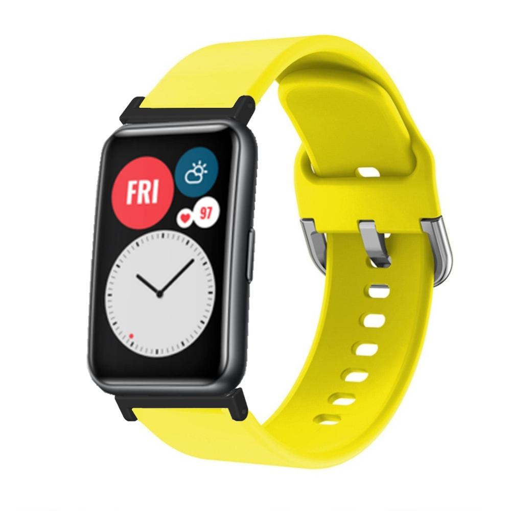 FIFATA Silicone Bracelet For Huawei Watch Fit Wristband High-quality Sports Strap For Huawei Fit Smart Watch Band Accessories