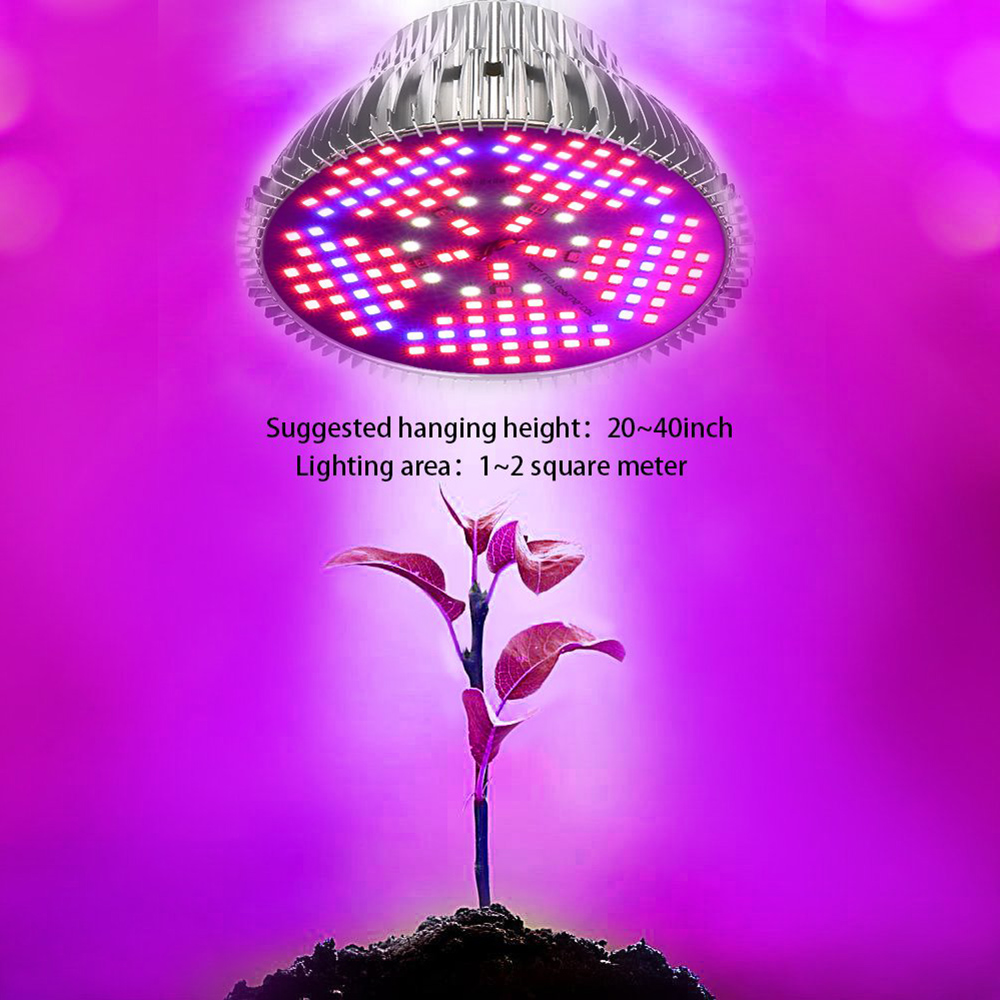Leds Grow Light Full Spectrum 8W-80W E26/27 Led Plant 18-120LEDs Growing Lamps Light Bulbs Greenhouse Indoor Garden AC85-265V
