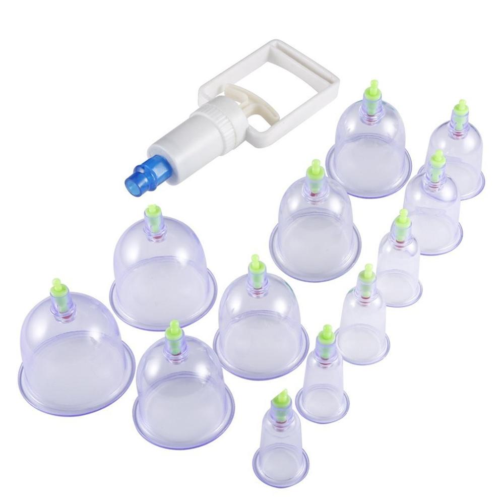 Medical Vacuum Cupping Suction Therapy Device Body Massager Set Effective Healthy For Adults People With Body Pain relaxation