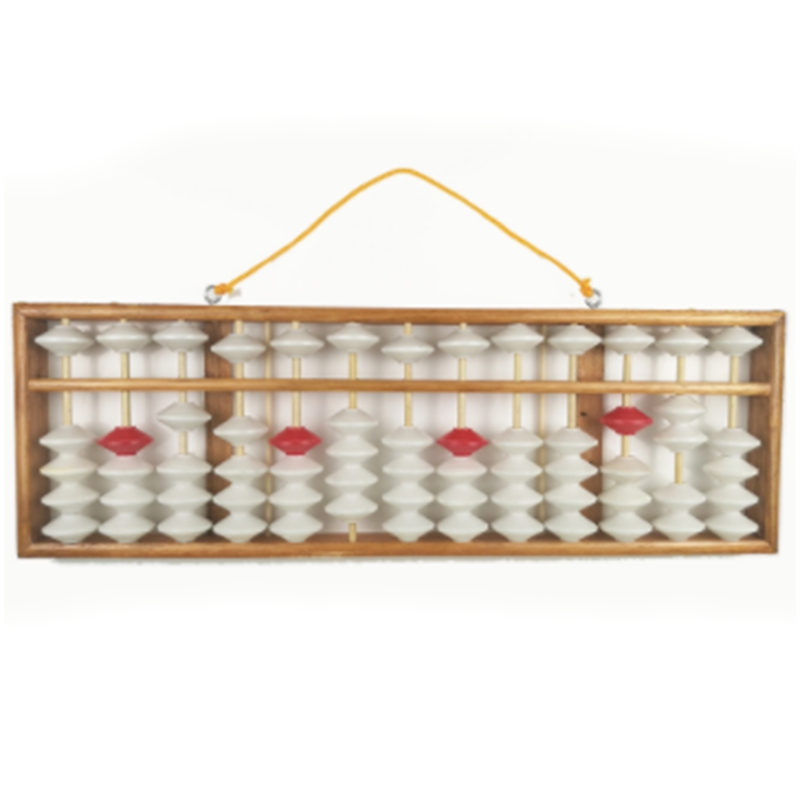 AU42 -Abacus Chinese Abacus Mathematic Education Teacher Calculator Hanging Abacus Teaching Abacus 58X19Cm for Teacher