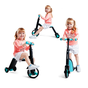 3 In 1 Baby Walker Children Tricycle Triad Baby Scooter Bike Ride on Toys Baby Bike Three Wheeled Stroller Balance Scooter