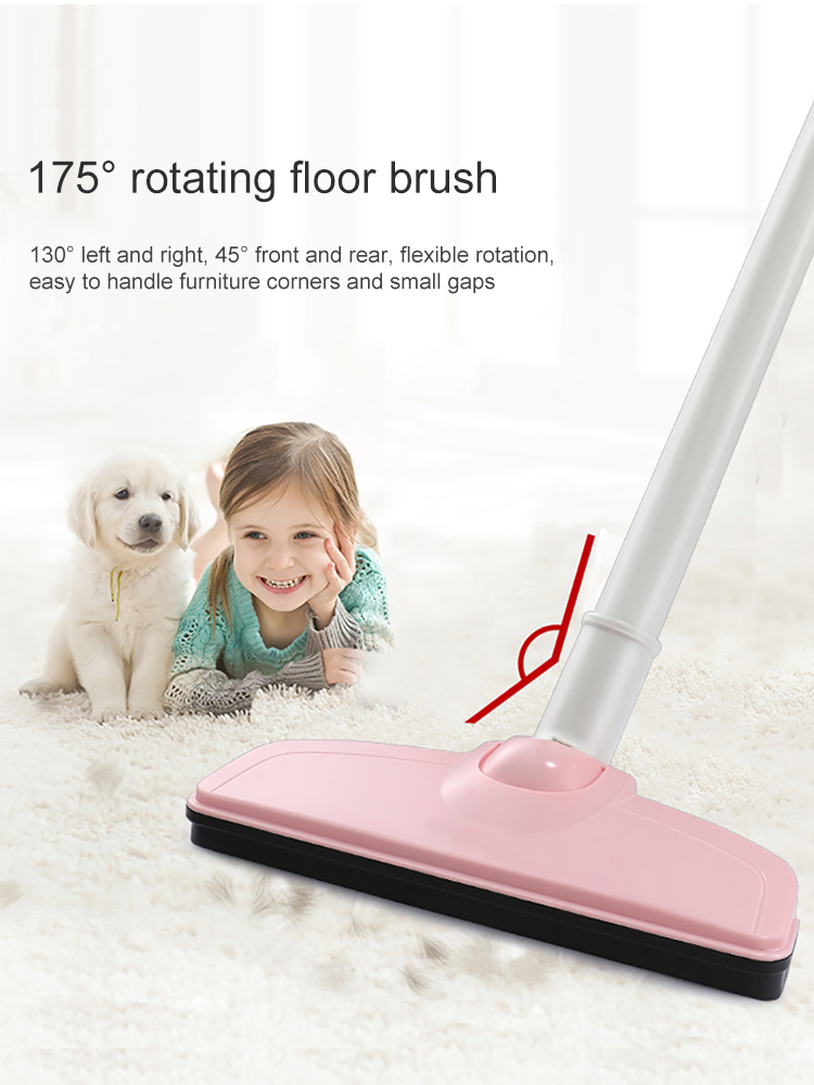 500W Vacuum cleaner household handheld push rod ultra quiet carpet mite removal small powerful small power vacuum cleaner