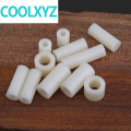 Insulation column plastic cushion column straight through column nylon sleeve ABS gasket round hole pillar spacer M3M4 100PCS