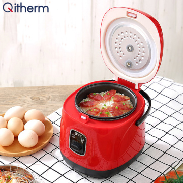 Portable Electric Lunch Box Stainless Steel Food Container Steamer Rice Cooker Heated Food Warmer Container Mini Rice Cooker