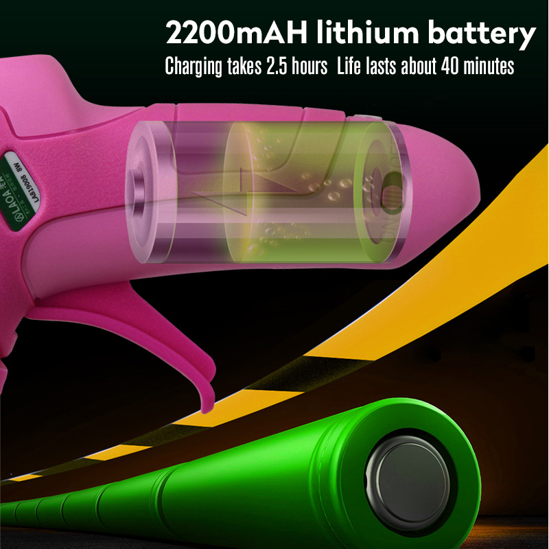 LAOA Wireless Hot Melt Glue Gun Household DIY USB Charging Children Family Safety 8W Lithium Battery Direct Charge Glue Stick