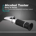 Handheld Refractometer Brix 0~32% Wort SG 1.000~1.130sg Concentration Optical Beer Content Meter Mini ATC Measuring Tester