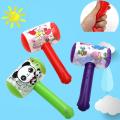 1Pc New Hot Cute Cartoon Inflatable Hammer Air Hammer With Bell Kids children Blow Up Noise Maker Toys Color Random