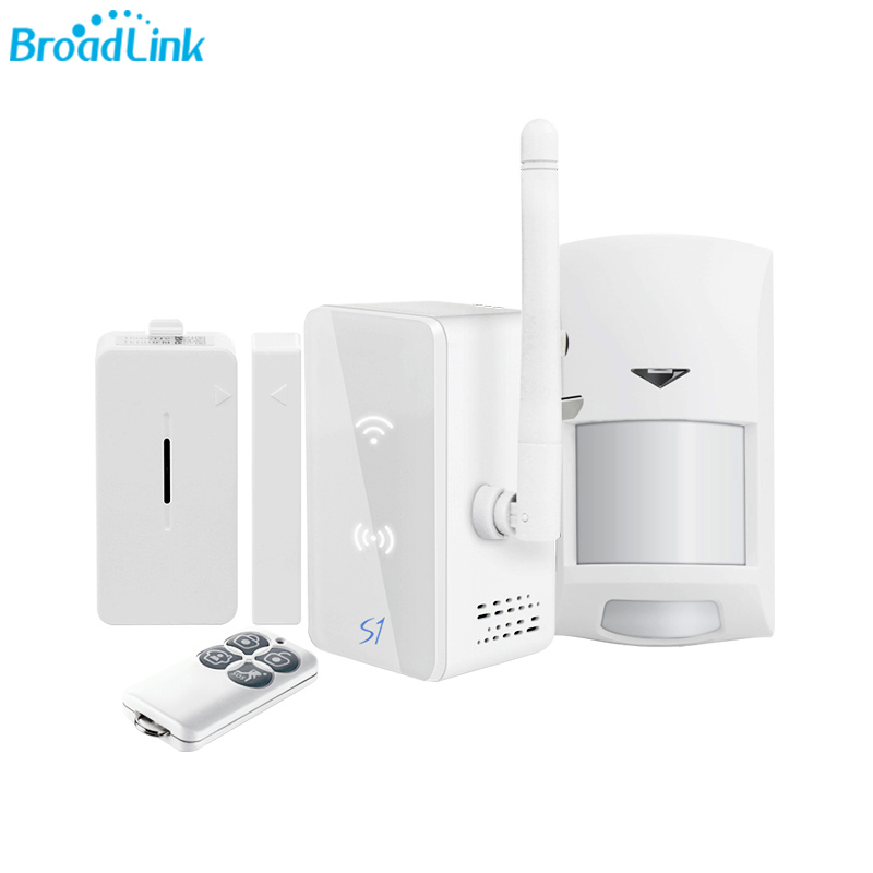 Broadlink S1 S1C SmartOne Alarm&Security Kit Motion Door Sensor For Smart Home Automation System IOS Android WiFi Remote Control