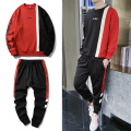 Plus Size Men's Sporting Suit Male Tracksuit Men Spring Autumn Casual Sportswear 2PC Sweatshirt+Pants Clothing Sets Jogging Sets