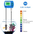 Digital LCD Online PH TEMP Meter Acidimeter Aquarium Drinking Water Quality Monitor 0.01 PH Electrode Analyzer EU Plug
